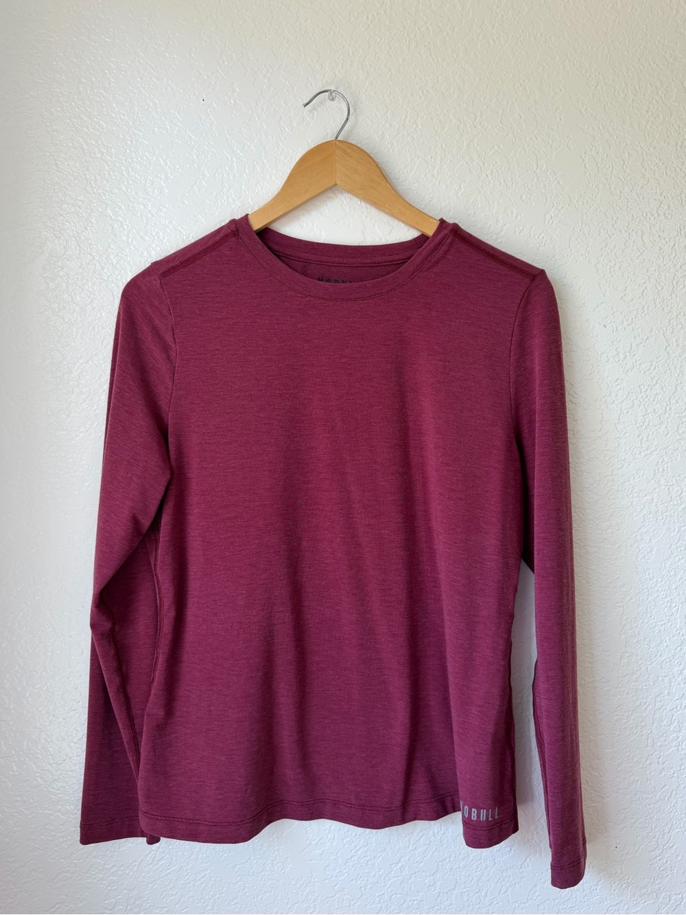 NOBULL Burgundy Women’s Athletic Long Sleeve Size M